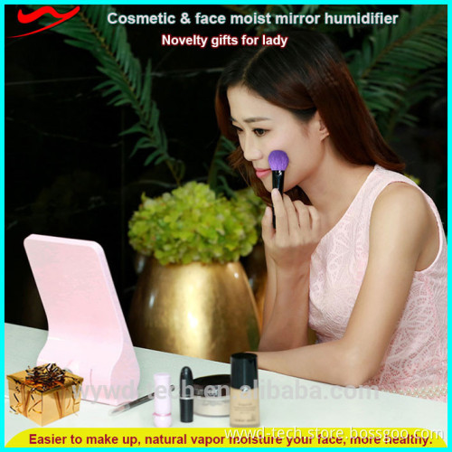 Cosmetic mirror with facial moisturise new beauty for women 2016